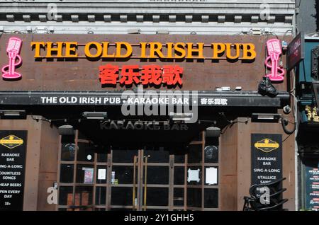 Copenhague/ Danemark/06 septembre 2024/le vieux pub irlandais de vesterbrogade dans la capitale danoise. (Photo. Francis Joseph Dean/Dean Pictures) (non destiné à un usage commercial) Banque D'Images