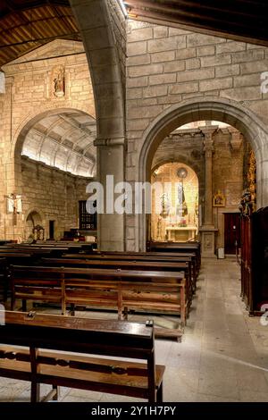 Église Sainte Marie des Anges, intérieur, Ponte de Lima, Minho, Portugal Banque D'Images