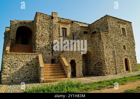 Abbaye de Sant'Antonio Abate, Matera, Basilicate, Italie Banque D'Images