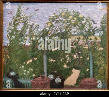 Maurice Denis (Granville 1870 - Paris 1943), Bretonnes sous la tonnelle, Musée d'Orsay, Paris, France. Banque D'Images