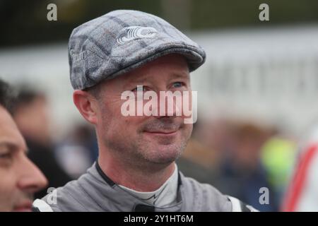 Goodwood, West Sussex, Royaume-Uni. 7 septembre 2024. Gordon Shedden pilote automobile britannique au Goodwood Revival à Goodwood, West Sussex, Royaume-Uni. © Malcolm Greig/Alamy Live News Banque D'Images