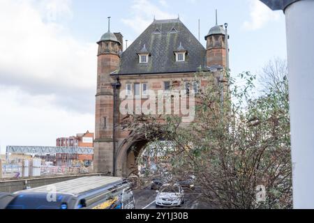 Vue de la maison blackwall Gate à l'entrée sud Londres Greenwich Angleterre Royaume-Uni Banque D'Images