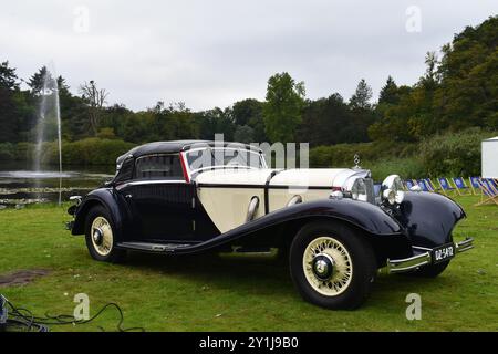 Soestdijk, pays-Bas - 1er septembre 2023 : une Mercedes-Benz 540K décapotable classique 1936 Banque D'Images