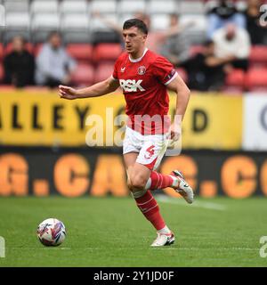 Londres, Angleterre. 7 septembre 2024. Alex Mitchell lors du match Sky Bet EFL League One entre Charlton Athletic et Rotherham United à The Valley, Londres. Kyle Andrews/Alamy Live News Banque D'Images