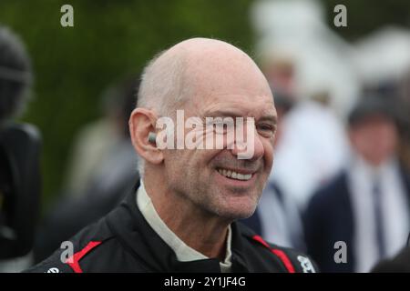 Goodwood, West Sussex, Royaume-Uni. 7 septembre 2024. Adrian Newey se prépare à courir au Goodwood Revival à Goodwood, West Sussex, Royaume-Uni. © Malcolm Greig/Alamy Live News Banque D'Images