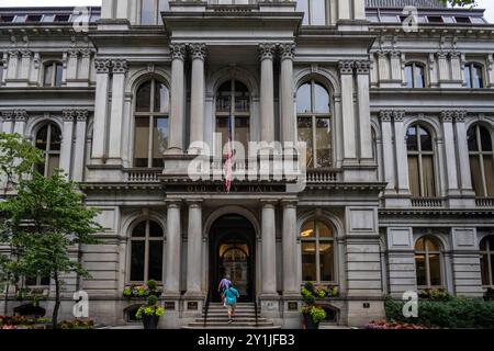 Old City Hall de Boston, dans le centre-ville de Boston Banque D'Images