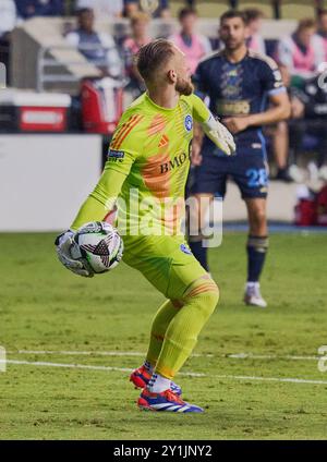 CHESTER, PA, États-Unis - 09 AOÛT 2024 : match de la Coupe des ligues entre Philadelphie Union et CF Montréal au Subaru Park. ***USAGE ÉDITORIAL SEULEMENT*** Banque D'Images