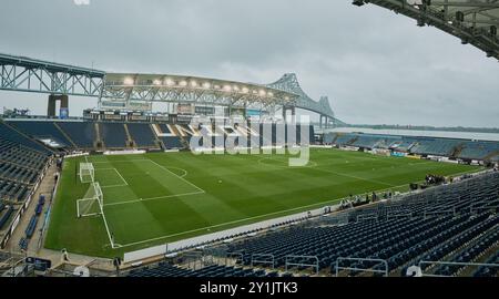 CHESTER, PA, États-Unis - 09 AOÛT 2024 : match de la Coupe des ligues entre Philadelphie Union et CF Montréal au Subaru Park. ***USAGE ÉDITORIAL SEULEMENT*** Banque D'Images