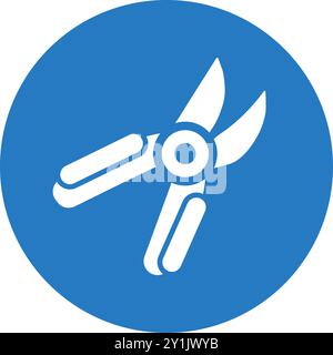 Icône cisaille. Illustration vectorielle simple pour le web, les fichiers imprimés, graphiques ou commerciaux. Illustration de Vecteur