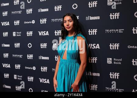 Toronto, Canada. 06 septembre 2024. Leenah Robinson assiste à la première de ''40 acres'' lors du Festival international du film de Toronto 2024 au TIFF Lightbox à Toronto, Ontario, le 6 septembre 2024. (Photo de Arrush Chopra/NurPhoto)0 crédit : NurPhoto SRL/Alamy Live News Banque D'Images