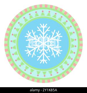 Illustration colorée vectorielle avec l'icône cloches sur fond blanc Illustration de Vecteur