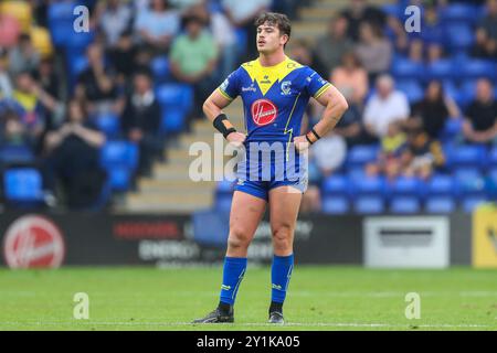 Warrington, Royaume-Uni. 07 septembre 2024. Jordan Crowther de Warrington Wolves lors du match Betfred Super League Round 25 Warrington Wolves vs St Helens au stade Halliwell Jones, Warrington, Royaume-Uni, le 7 septembre 2024 (photo par Gareth Evans/News images) à Warrington, Royaume-Uni, le 7 septembre 2024. (Photo de Gareth Evans/News images/SIPA USA) crédit : SIPA USA/Alamy Live News Banque D'Images