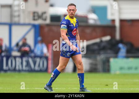 Warrington, Royaume-Uni. 07 septembre 2024. Ben Currie de Warrington Wolves lors du match Betfred Super League Round 25 Warrington Wolves vs St Helens au stade Halliwell Jones, Warrington, Royaume-Uni, le 7 septembre 2024 (photo par Gareth Evans/News images) à Warrington, Royaume-Uni le 7/9/2024. (Photo de Gareth Evans/News images/SIPA USA) crédit : SIPA USA/Alamy Live News Banque D'Images