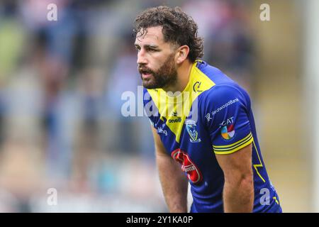 Warrington, Royaume-Uni. 07 septembre 2024. Toby King of Warrington Wolves lors du match Betfred Super League Round 25 Warrington Wolves vs St Helens au stade Halliwell Jones, Warrington, Royaume-Uni, le 7 septembre 2024 (photo par Gareth Evans/News images) à Warrington, Royaume-Uni, le 7 septembre 2024. (Photo de Gareth Evans/News images/SIPA USA) crédit : SIPA USA/Alamy Live News Banque D'Images