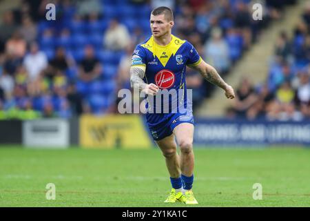 Warrington, Royaume-Uni. 07 septembre 2024. John Bateman de Warrington Wolves lors du match Betfred Super League Round 25 Warrington Wolves vs St Helens au stade Halliwell Jones, Warrington, Royaume-Uni, le 7 septembre 2024 (photo par Gareth Evans/News images) à Warrington, Royaume-Uni, le 7 septembre 2024. (Photo de Gareth Evans/News images/SIPA USA) crédit : SIPA USA/Alamy Live News Banque D'Images