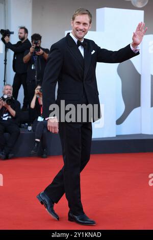 Alexander Skarsgard présent au tapis rouge de clôture du 81e Festival international du film de Venise, à Venise, Italie, le 7 septembre 2024. Photo Aurore MARECHAL/ABACAPRESS. COM Banque D'Images