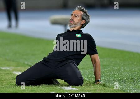 Cali, Colombie. 07 septembre 2024. Stade Olympique Pascual Guerrero Jorge Vilda, entraîneur du Maroc, lors du match entre les pays-Bas et l'Argentine, pour la 3ème manche du groupe C de la Coupe du monde féminine U-20 de la FIFA Colombie 2024, au stade Olympique Pascual Guerrero, ce samedi 07. 30761 (Alejandra Arango/SPP) crédit : SPP Sport Press photo. /Alamy Live News Banque D'Images