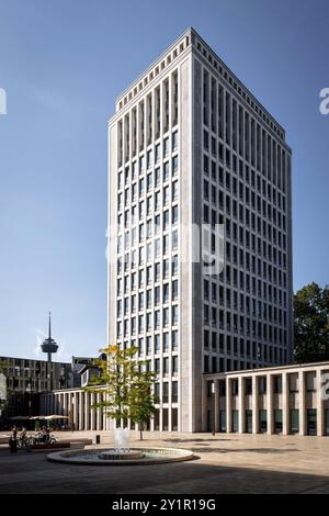 Le Quartier Gerling, l'ancien quartier général de l'assurance Gerling group a été converti en un quartier résidentiel et complexe de bureaux, Cologne, Banque D'Images