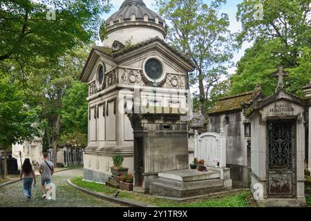 Cimetière du Père-Lachaise, Paris, France Banque D'Images