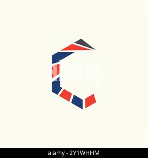 Loi Affaires et Justice lettre C logo Illustration de Vecteur