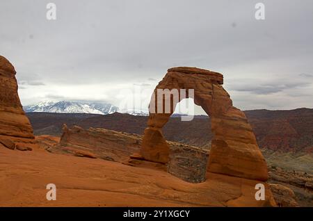 Arc délicat du parc national d'Arches, Utah, Amérique Banque D'Images