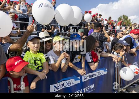 Ambiance lors de l'Acropolis Rally Greece 2024, 10ème manche du Championnat du monde des Rallyes car 2024 WRC, du 1er au 4 septembre 2024 à Lamia, Grèce Banque D'Images