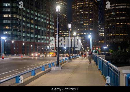 Groupe de bâtiments dans le centre-ville de Boston, Massachusetts. Banque D'Images