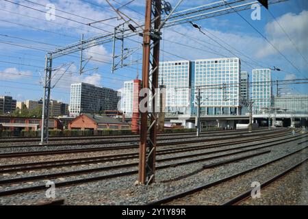 Centre commercial Tripla à la gare de Pasila près d'Helsinki, Finlande, août 2024 Banque D'Images