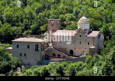 Abbaye de Santangelo, Potenza, Basilicate, Italie Banque D'Images