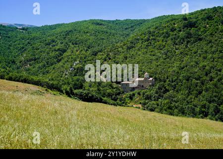 Abbaye de Santangelo, Potenza, Basilicate, Italie Banque D'Images