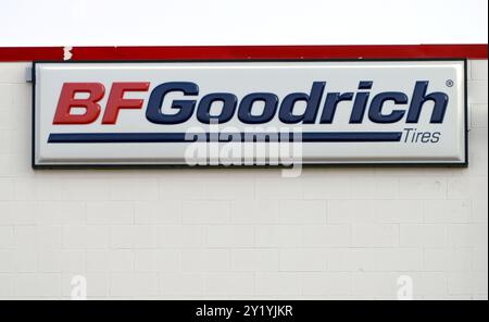 Las Vegas, États-Unis. 07 septembre 2024. LAS VEGAS, NEVADA - 7 SEPTEMBRE : un panneau pour les pneus BFGoodrich est vu le 7 septembre 2024 à Las Vegas, Nevada. (Photo de Bryan Steffy/Sipa USA) crédit : Sipa USA/Alamy Live News Banque D'Images