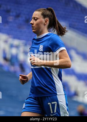 Birmingham, Royaume-Uni. 08 septembre 2024. Birmingham, Angleterre, 8 septembre 2024 : Lucy Quinn (17 Birmingham City) en action lors du match de football Barclays Womens Championship entre Birmingham City et Sunderland à St Andrews à Birmingham, Angleterre (Natalie Mincher/SPP) crédit : SPP Sport Press photo. /Alamy Live News Banque D'Images