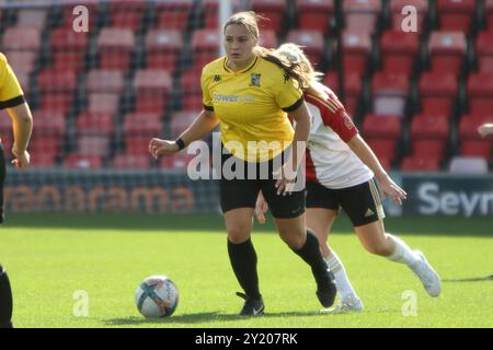 Woking FC Women v Abbey Rangers FC Women Southern Regional Womens Football League at Kingfield Woking FC 8 Sep 2024 Banque D'Images