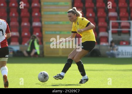 Woking FC Women v Abbey Rangers FC Women Southern Regional Womens Football League at Kingfield Woking FC 8 Sep 2024 Banque D'Images