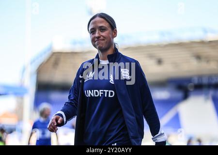 Birmingham, Royaume-Uni. 08 septembre 2024. Birmingham, Angleterre, 8 septembre 2024 : Amy Merricks, entraîneur-chef de Birmingham City, à temps plein du Barclays Womens Championship match de football entre Birmingham City et Sunderland à St Andrews à Birmingham, Angleterre (Natalie Mincher/SPP) crédit : SPP Sport Press photo. /Alamy Live News Banque D'Images