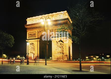 Paris Arc de Triomphe 2 Banque D'Images