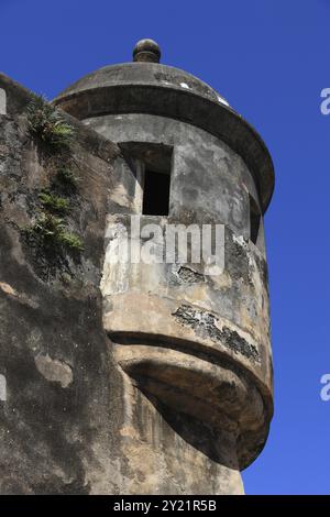 Forteresse à San Juan, Porto Rico, Caraïbes, Amérique du Nord Banque D'Images