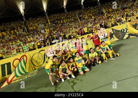 Fukuda Denshi Arena, Chiba, Japon. 7 septembre 2024. JEF Team Group, 7 SEPTEMBRE 2024 - Football/Football : 2024 J2 League match entre JEF United Chiba - Mito HollyHock au Fukuda Denshi Arena, Chiba, Japon. Crédit : Itaru Chiba/AFLO/Alamy Live News Banque D'Images