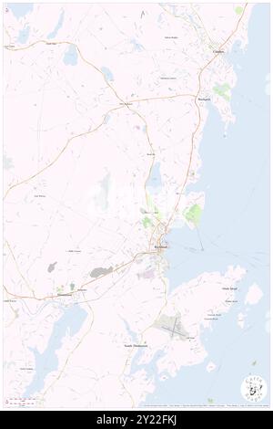 Rockland, Comté de Knox, US, États-Unis, Maine, n 44 6' 13'', S 69 6' 32'', carte, Cartascapes carte publiée en 2024. Explorez Cartascapes, une carte qui révèle la diversité des paysages, des cultures et des écosystèmes de la Terre. Voyage à travers le temps et l'espace, découvrir l'interconnexion du passé, du présent et de l'avenir de notre planète. Banque D'Images