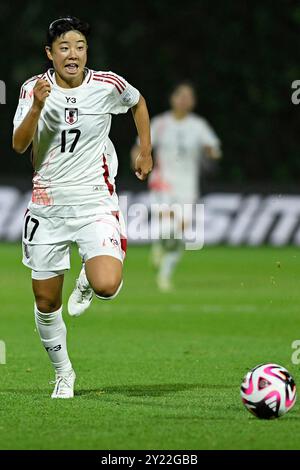 Bogota, Colombie. 08 septembre 2024. Uno Shiragaki du Japon, lors du match de Coupe du monde féminine U-20 de la FIFA, Colombie 2024 opposant l'Autriche et le Japon, au stade Metropolitano de Techo, à Bogota, le 8 septembre 2024. Photo : Julian Medina/DiaEsportivo/Alamy Live News crédit : DiaEsportivo/Alamy Live News Banque D'Images