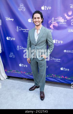 Los Angeles, États-Unis. 08 septembre 2024. L'acteur Enrique Arrizon assiste à la 39e cérémonie annuelle des Imagen Awards célébrant l'excellence latino à LA Plaza de Cultura y Artes, Los Angeles, CA, le 8 septembre 2024 crédit : Eugene Powers/Alamy Live News Banque D'Images