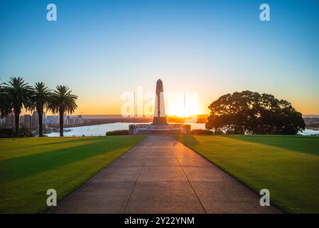 17 janvier 2019 : le Cenotaph, monument commémoratif de guerre de l'État, au parc des rois de Perth, en australie, dévoilé en l'année du centenaire de l'Australie occidentale, 24 non Banque D'Images