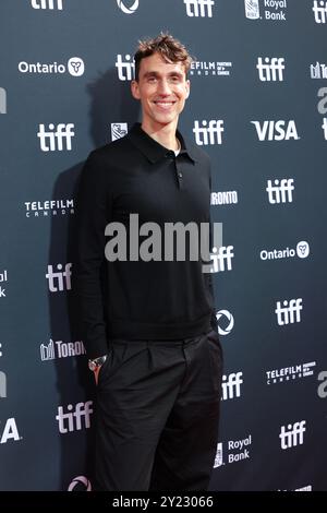 Toronto, Can. 07 septembre 2024. Noah Pink assiste à la première de 'Eden' lors du Festival international du film de Toronto 2024 au Roy Thomson Hall le 7 septembre 2024 à Toronto, Ontario. Photo : PICJER/imageSPACE/SIPA USA crédit : SIPA USA/Alamy Live News Banque D'Images