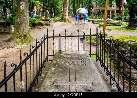 Vieux cimetière, -Stary cmentarz-, Zakopane, chaîne des Carpates, Pologne, europe de l'est Banque D'Images