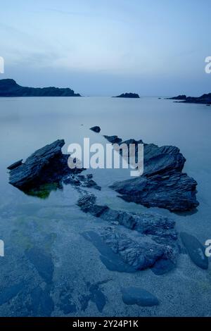 Punta timons. Portitxol. Cap de Favàritx. Minorque. Réserve de biosphère. Illes Balear. Espagne. Banque D'Images