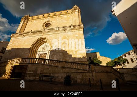 Église de Santa Eulalia. Alaior. Minorque, Îles Baléares. Espagne. Banque D'Images