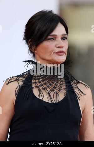 Italie, Lido di Venezia, 07 septembre 2024 : Chiara Caselli assiste au tapis rouge de la cérémonie de clôture du 81e Festival international du film de Venise Banque D'Images