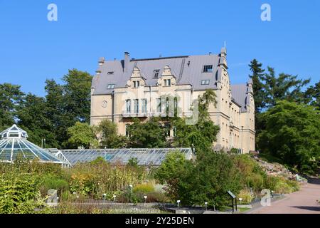 Musée botanique du jardin botanique de Kaisaniemi, Kaisaniemen kasvitieteellinen puutarha à Helsinki, Finlande, août 2024 Banque D'Images