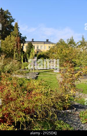 Musée botanique du jardin botanique de Kaisaniemi, Kaisaniemen kasvitieteellinen puutarha à Helsinki, Finlande, août 2024 Banque D'Images