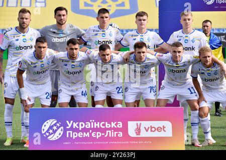 Kiev, Ukraine. 01 Sep, 2024. Kiev, Ukraine 01 septembre 2024 Dynamo 1er match à domicile depuis le début du championnat 5ème tour du match de la première Ligue ukrainienne VBET entre Dynamo Kiev - LNZ Cherkasy (KUBANOV PAVLO UKR/SPP) crédit : SPP Sport photo de presse. /Alamy Live News Banque D'Images